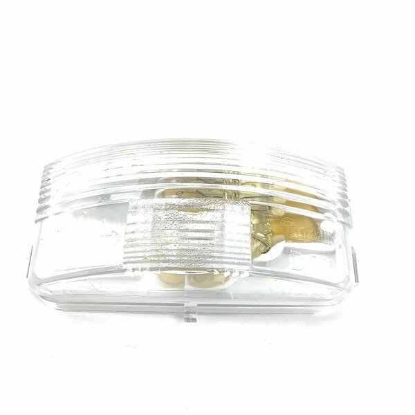 Truck-Lite Incandescent, 1 Bulb, License Light, Rectangular, Bracket Mount, PL-10, 12V 15208-3